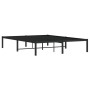 Estructura de cama de metal negro 140x200 cm de , Camas y somieres - Ref: Foro24-373656, Precio: 88,60 €, Descuento: %