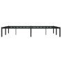 Estructura de cama de metal negro 140x200 cm de , Camas y somieres - Ref: Foro24-373656, Precio: 88,60 €, Descuento: %