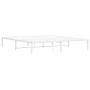 Estructura de cama de metal blanco 180x200 cm de , Camas y somieres - Ref: Foro24-373677, Precio: 87,13 €, Descuento: %