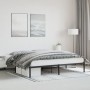 Estructura de cama de metal negro 193x203 cm de , Camas y somieres - Ref: Foro24-373661, Precio: 92,78 €, Descuento: %