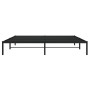 Estructura de cama de metal negro 193x203 cm de , Camas y somieres - Ref: Foro24-373661, Precio: 92,78 €, Descuento: %