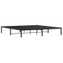 Estructura de cama de metal negro 193x203 cm de , Camas y somieres - Ref: Foro24-373661, Precio: 92,78 €, Descuento: %