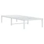 White metal bed frame 75x190 cm by , Beds and slatted bases - Ref: Foro24-373663, Price: 58,70 €, Discount: %