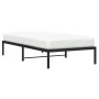 Estructura de cama metal negro 100x190 cm de , Camas y somieres - Ref: Foro24-373649, Precio: 60,78 €, Descuento: %