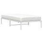 Estructura de cama de metal blanca 100x200 cm de , Camas y somieres - Ref: Foro24-373668, Precio: 59,14 €, Descuento: %