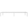 Estructura de cama de metal blanca 100x200 cm de , Camas y somieres - Ref: Foro24-373668, Precio: 59,14 €, Descuento: %