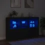 Aparador con luces LED negro 162x37x100 cm by , Sideboards - Ref: Foro24-3209143, Price: 236,25 €, Discount: %