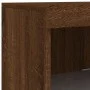 Aparador con luces LED roble marrón 162x37x100 cm by , Sideboards - Ref: Foro24-3209176, Price: 239,16 €, Discount: %