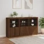 Sideboard mit LED-Lichtern in Eichenbraun 181,5x37x100 cm von , Sideboards - Ref: Foro24-3209155, Preis: 261,57 €, Rabatt: %
