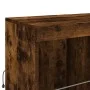Aparador con luces LED roble ahumado 202x37x100 cm de , Aparadores - Ref: Foro24-3209160, Precio: 315,18 €, Descuento: %