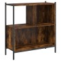 Estantería madera de ingeniería roble ahumado 72x28x77,5 cm de , Librerías y estanterías - Ref: Foro24-838880, Precio: 50,61 ...