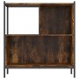 Estantería madera de ingeniería roble ahumado 72x28x77,5 cm de , Librerías y estanterías - Ref: Foro24-838880, Precio: 50,61 ...