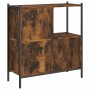 Estantería madera de ingeniería roble ahumado 72x28x77,5 cm de , Librerías y estanterías - Ref: Foro24-838880, Precio: 50,61 ...
