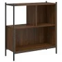 Estantería madera de ingeniería marrón roble 72x28x77,5 cm de , Librerías y estanterías - Ref: Foro24-838882, Precio: 51,52 €...
