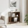 Estantería madera de ingeniería marrón roble 72x28x77,5 cm de , Librerías y estanterías - Ref: Foro24-838882, Precio: 51,52 €...
