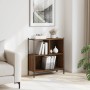 Estantería madera de ingeniería marrón roble 72x28x77,5 cm de , Librerías y estanterías - Ref: Foro24-838882, Precio: 52,16 €...