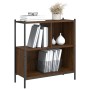 Estantería madera de ingeniería marrón roble 72x28x77,5 cm de , Librerías y estanterías - Ref: Foro24-838882, Precio: 52,16 €...