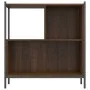 Estantería madera de ingeniería marrón roble 72x28x77,5 cm de , Librerías y estanterías - Ref: Foro24-838882, Precio: 51,52 €...