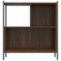 Estantería madera de ingeniería marrón roble 72x28x77,5 cm de , Librerías y estanterías - Ref: Foro24-838882, Precio: 52,16 €...
