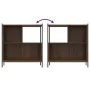 Estantería madera de ingeniería marrón roble 72x28x77,5 cm de , Librerías y estanterías - Ref: Foro24-838882, Precio: 51,52 €...