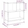 Estantería madera de ingeniería marrón roble 72x28x77,5 cm de , Librerías y estanterías - Ref: Foro24-838882, Precio: 51,52 €...