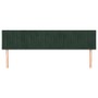 Cabeceros 2 unidades de terciopelo verde oscuro 90x5x78/88 cm de , Cabeceros y pies de cama - Ref: Foro24-346281, Precio: 72,...