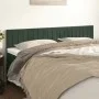 Kopfteile 2 Einheiten aus dunkelgrünem Samt 100x5x78/88 cm von , Kopf- und Fußteile - Ref: Foro24-346295, Preis: 71,79 €, Rab...