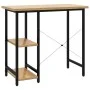 Escritorio para ordenador MDF metal negro roble 80x40x72 cm de , Escritorios - Ref: Foro24-20557, Precio: 67,22 €, Descuento: %
