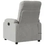 Sillón reclinable de masaje tela de microfibra gris claro de , Sillones - Ref: Foro24-373457, Precio: 230,89 €, Descuento: %