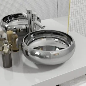 Washbasin 40x15 cm silver ceramic by vidaXL, Sinks - Ref: Foro24-143497, Price: 78,75 €, Discount: %