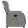 Sillón reclinable de masaje tela de microfibra gris claro de , Sillones - Ref: Foro24-373457, Precio: 230,89 €, Descuento: %