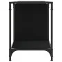 Mueble de TV de madera de ingeniería negro 153x37x50 cm de , Muebles TV - Ref: Foro24-837602, Precio: 65,12 €, Descuento: %