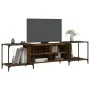 Mueble de TV madera de ingeniería roble ahumado 203x37x50 cm de , Muebles TV - Ref: Foro24-837609, Precio: 81,28 €, Descuento: %
