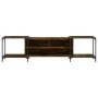 Mueble de TV madera de ingeniería roble ahumado 203x37x50 cm de , Muebles TV - Ref: Foro24-837609, Precio: 81,28 €, Descuento: %