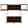 Mueble de TV madera de ingeniería roble ahumado 203x37x50 cm de , Muebles TV - Ref: Foro24-837609, Precio: 82,26 €, Descuento: %