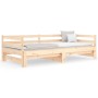Sofá cama nido madera maciza de pino 90x190 cm de , Camas y somieres - Ref: Foro24-840135, Precio: 151,27 €, Descuento: %