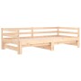 Sofá cama nido madera maciza de pino 90x190 cm de , Camas y somieres - Ref: Foro24-840135, Precio: 151,27 €, Descuento: %