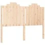 Bed frame with solid wood headboard 140x200 cm by , Beds and slatted bases - Ref: Foro24-3192296, Price: 147,23 €, Discount: %