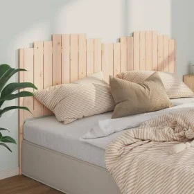 Solid pine wood bed headboard 206x4x110 cm by , Headboards and footboards - Ref: Foro24-818490, Price: 88,94 €, Discount: %