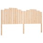 Cabecero de cama madera maciza de pino 206x4x110 cm de , Cabeceros y pies de cama - Ref: Foro24-818490, Precio: 90,23 €, Desc...
