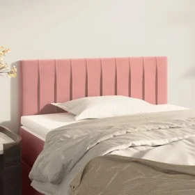 Pink velvet headboard 80x5x78/88 cm by , Headboards and footboards - Ref: Foro24-346213, Price: 33,09 €, Discount: %