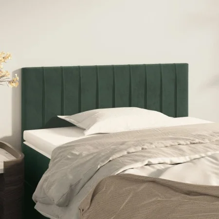 Kopfteil aus dunkelgrünem Samt, 80 x 5 x 78/88 cm von , Kopf- und Fußteile - Ref: Foro24-346211, Preis: 29,80 €, Rabatt: %