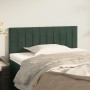 Cabecero de terciopelo verde oscuro 80x5x78/88 cm de , Cabeceros y pies de cama - Ref: Foro24-346211, Precio: 30,18 €, Descue...
