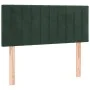 Kopfteil aus dunkelgrünem Samt, 80 x 5 x 78/88 cm von , Kopf- und Fußteile - Ref: Foro24-346211, Preis: 29,80 €, Rabatt: %