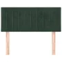 Kopfteil aus dunkelgrünem Samt, 80 x 5 x 78/88 cm von , Kopf- und Fußteile - Ref: Foro24-346211, Preis: 29,80 €, Rabatt: %
