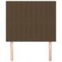Cabeceros 2 unidades de tela marrón oscuro 80x5x78/88 cm de , Cabeceros y pies de cama - Ref: Foro24-3116547, Precio: 53,89 €...