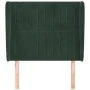 Headboard with dark green velvet ears 93x23x118/128 cm by , Headboards and footboards - Ref: Foro24-3118233, Price: 86,65 €, ...