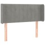 Cabecero de terciopelo gris claro 83x16x78/88 cm de , Cabeceros y pies de cama - Ref: Foro24-3119036, Precio: 47,12 €, Descue...