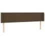 Kopfteil aus dunkelgrauem Stoff, 163 x 16 x 78/88 cm von , Kopf- und Fußteile - Ref: Foro24-3119015, Preis: 62,16 €, Rabatt: %