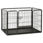 Corral para perros cachorros acero 91,5x59x61 cm de vidaXL, Casetas y cercados para perros - Ref: Foro24-170575, Precio: 112,...